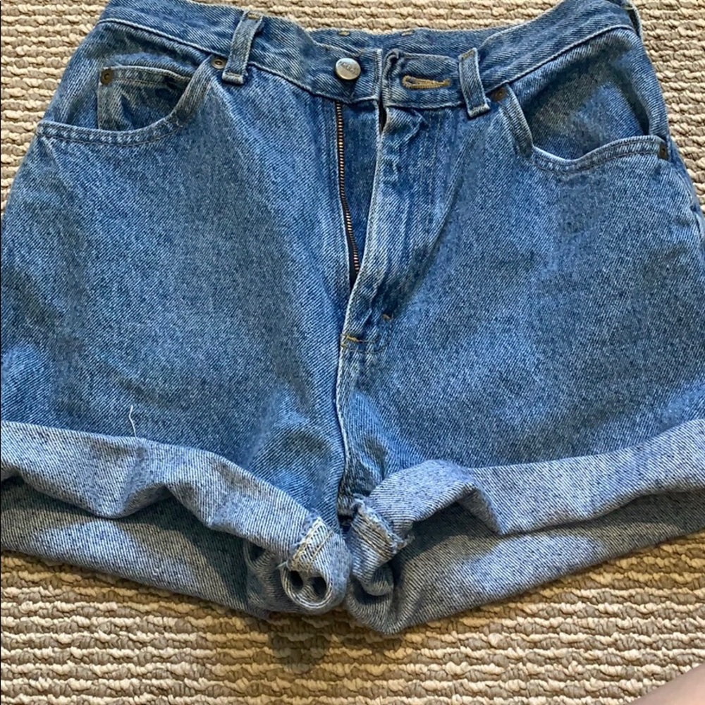 Denim shorts
